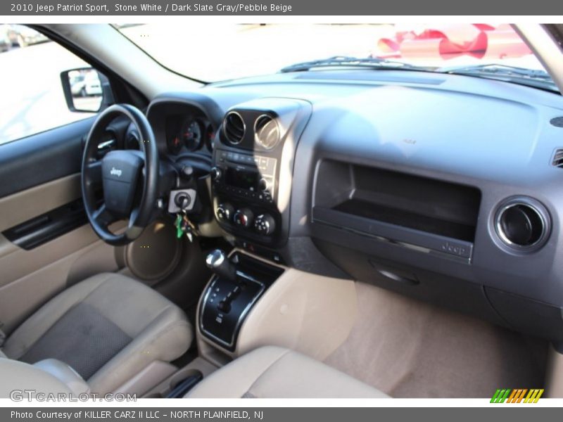  2010 Patriot Sport Dark Slate Gray/Pebble Beige Interior