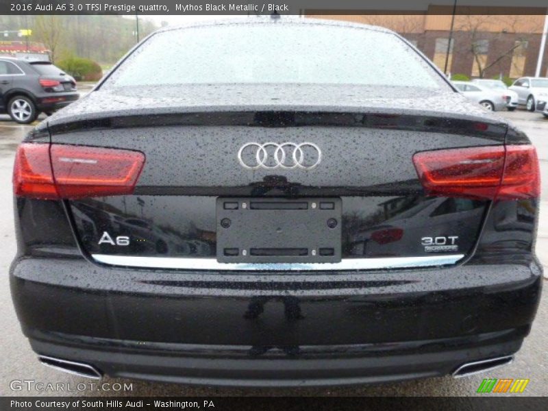 Mythos Black Metallic / Black 2016 Audi A6 3.0 TFSI Prestige quattro
