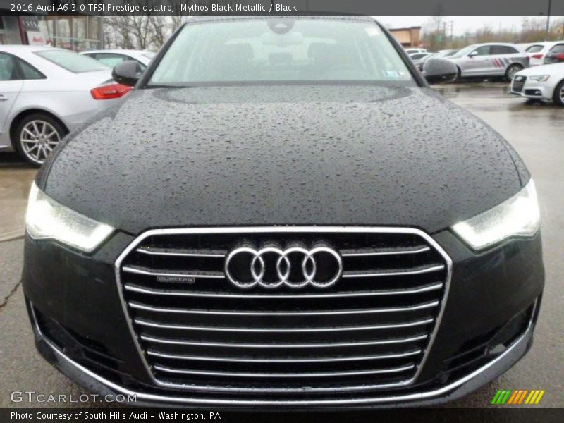 Mythos Black Metallic / Black 2016 Audi A6 3.0 TFSI Prestige quattro