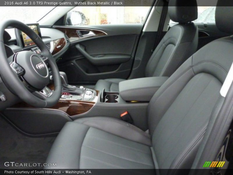 Mythos Black Metallic / Black 2016 Audi A6 3.0 TFSI Prestige quattro