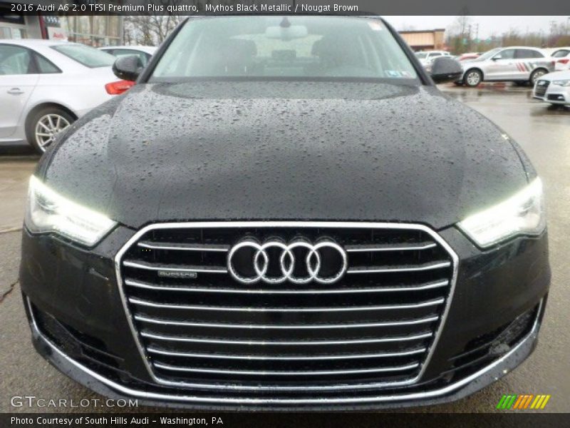 Mythos Black Metallic / Nougat Brown 2016 Audi A6 2.0 TFSI Premium Plus quattro