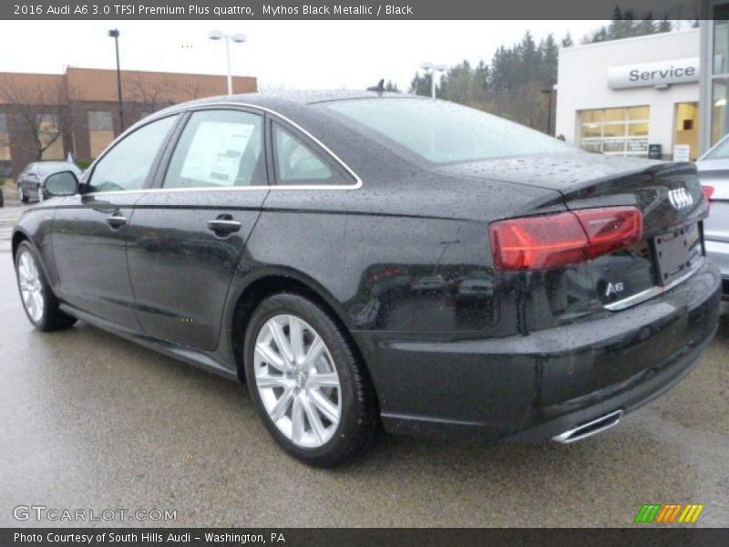 Mythos Black Metallic / Black 2016 Audi A6 3.0 TFSI Premium Plus quattro