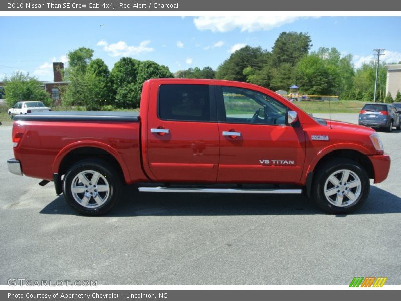 Red Alert / Charcoal 2010 Nissan Titan SE Crew Cab 4x4
