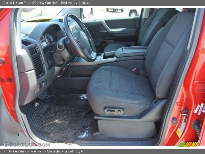 Red Alert / Charcoal 2010 Nissan Titan SE Crew Cab 4x4