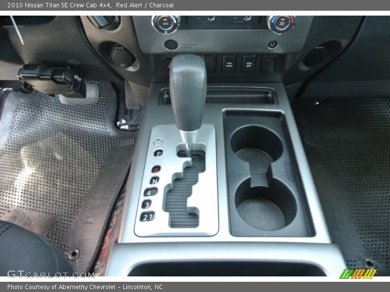 Red Alert / Charcoal 2010 Nissan Titan SE Crew Cab 4x4