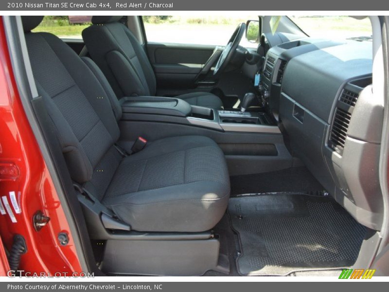 Red Alert / Charcoal 2010 Nissan Titan SE Crew Cab 4x4