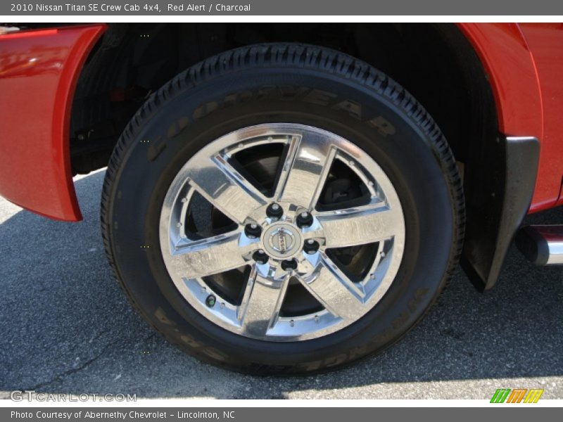 Red Alert / Charcoal 2010 Nissan Titan SE Crew Cab 4x4