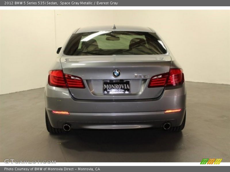 Space Gray Metallic / Everest Gray 2012 BMW 5 Series 535i Sedan