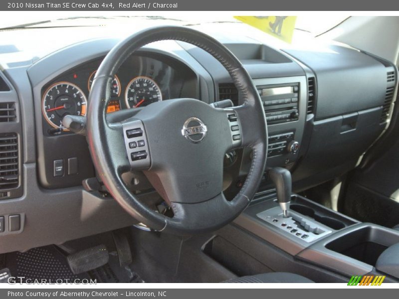 Red Alert / Charcoal 2010 Nissan Titan SE Crew Cab 4x4