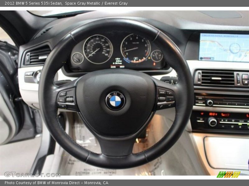  2012 5 Series 535i Sedan Steering Wheel