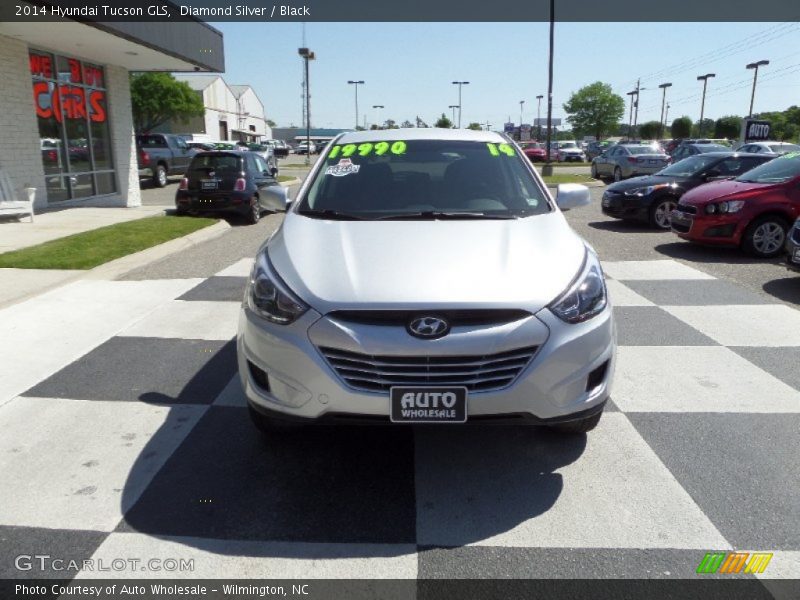 Diamond Silver / Black 2014 Hyundai Tucson GLS