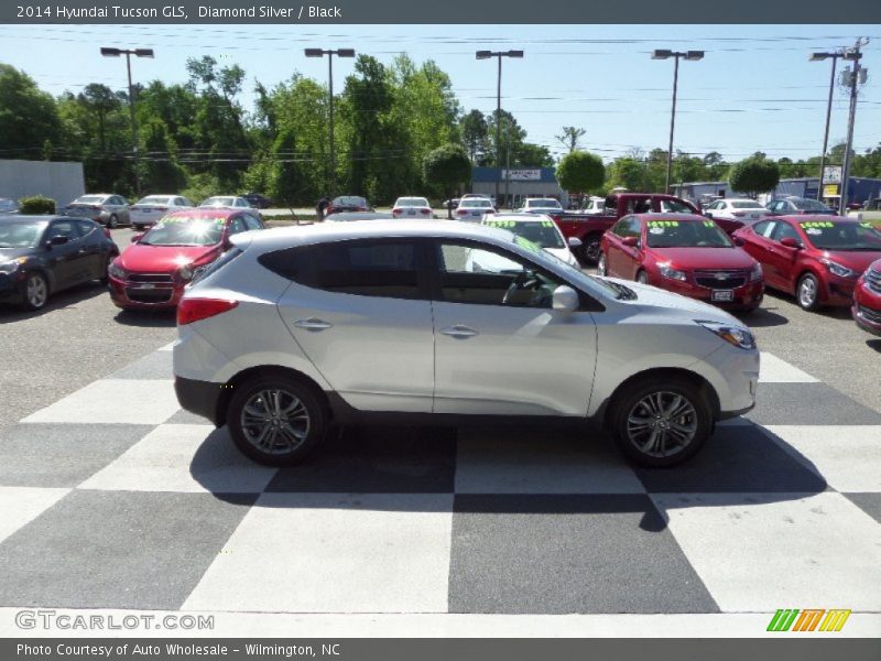 Diamond Silver / Black 2014 Hyundai Tucson GLS
