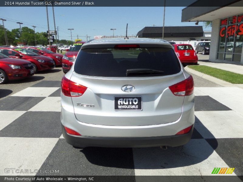 Diamond Silver / Black 2014 Hyundai Tucson GLS