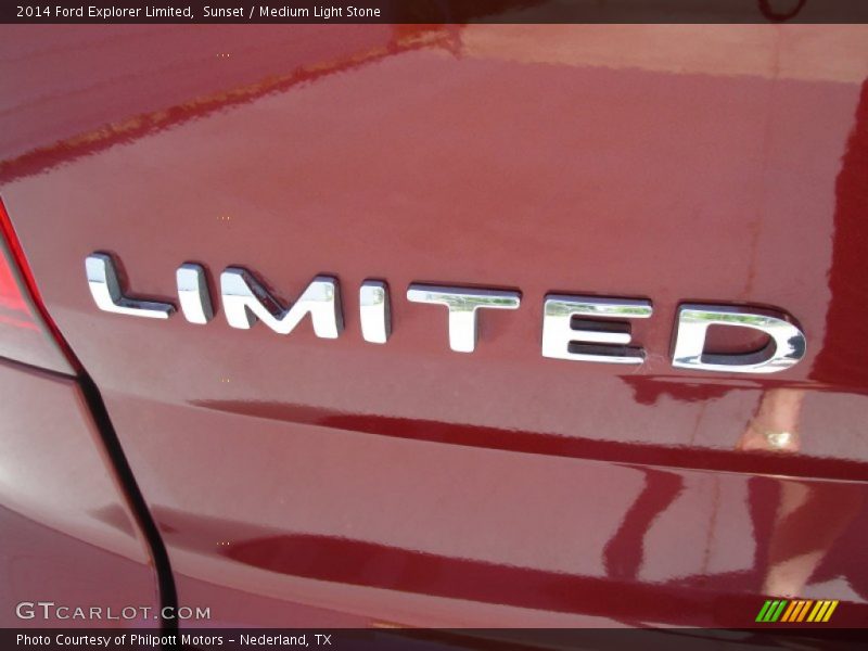 Sunset / Medium Light Stone 2014 Ford Explorer Limited