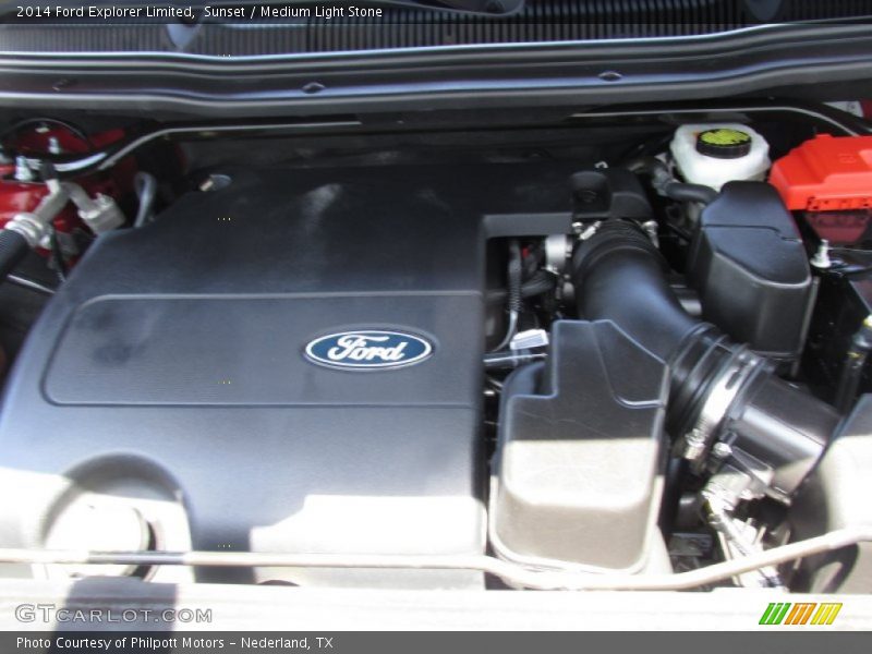 Sunset / Medium Light Stone 2014 Ford Explorer Limited