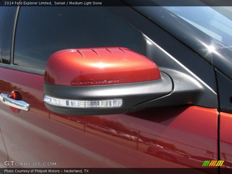 Sunset / Medium Light Stone 2014 Ford Explorer Limited