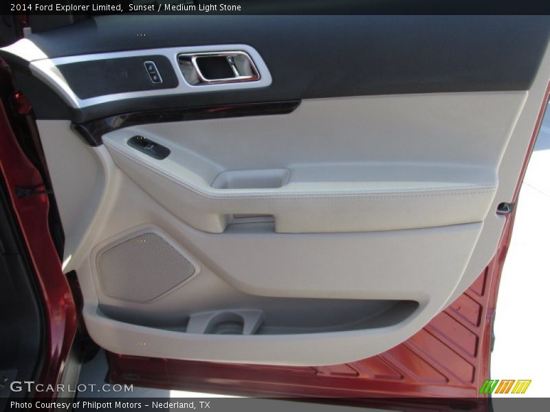 Sunset / Medium Light Stone 2014 Ford Explorer Limited