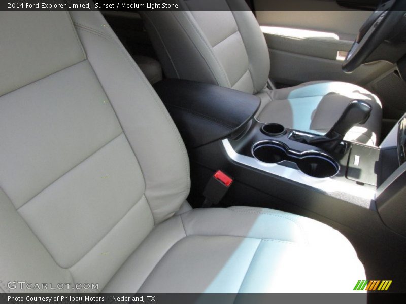 Sunset / Medium Light Stone 2014 Ford Explorer Limited