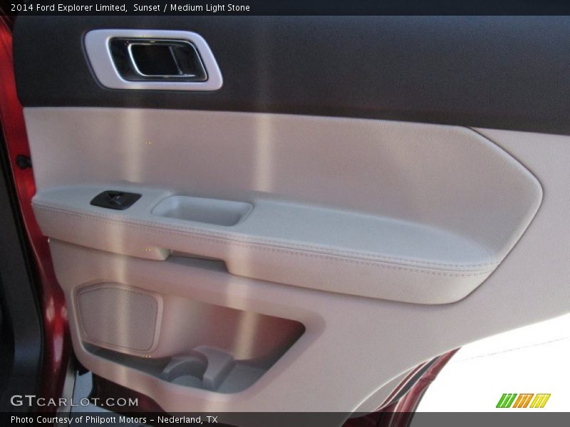 Sunset / Medium Light Stone 2014 Ford Explorer Limited