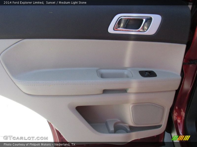 Sunset / Medium Light Stone 2014 Ford Explorer Limited