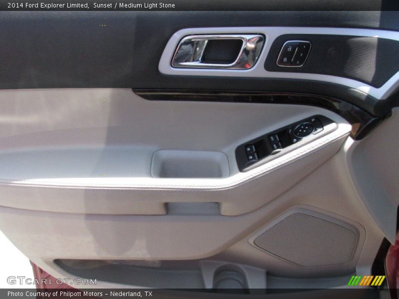 Sunset / Medium Light Stone 2014 Ford Explorer Limited