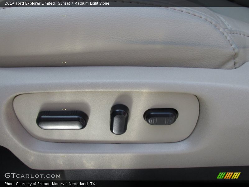 Sunset / Medium Light Stone 2014 Ford Explorer Limited