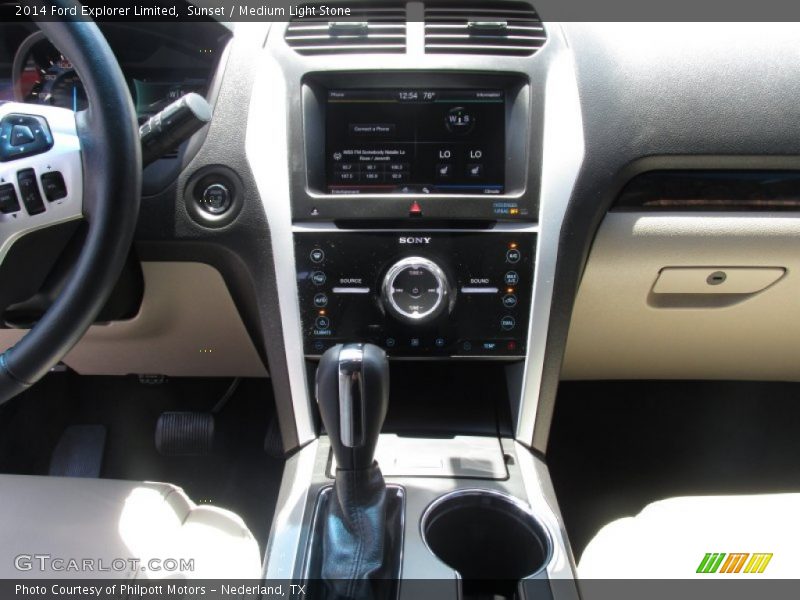 Sunset / Medium Light Stone 2014 Ford Explorer Limited