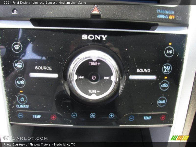 Sunset / Medium Light Stone 2014 Ford Explorer Limited