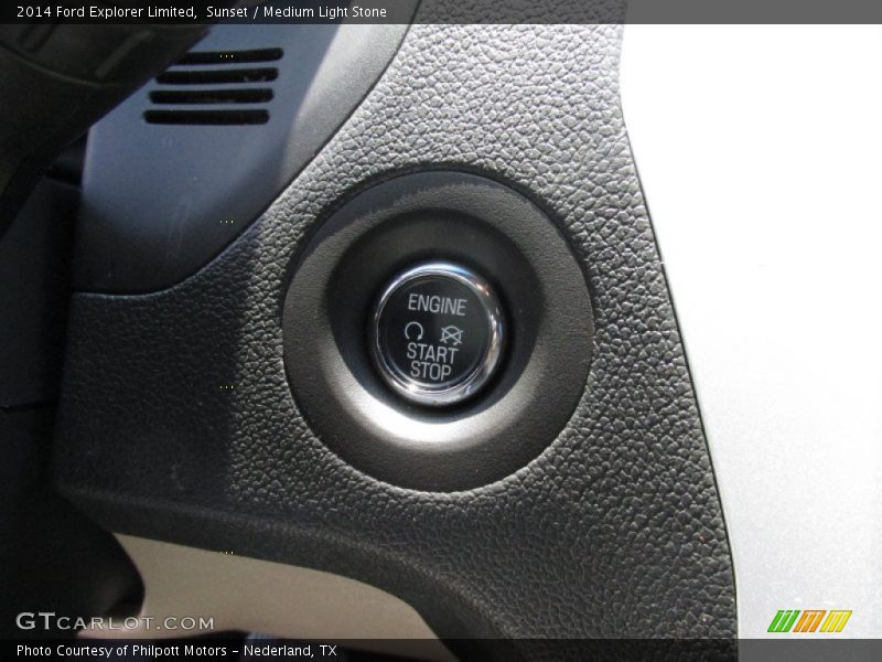 Sunset / Medium Light Stone 2014 Ford Explorer Limited
