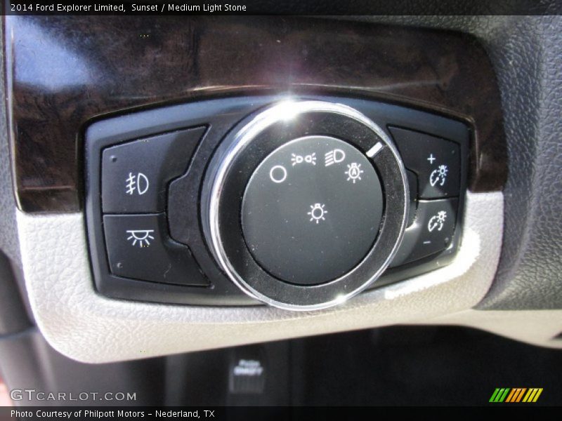Sunset / Medium Light Stone 2014 Ford Explorer Limited