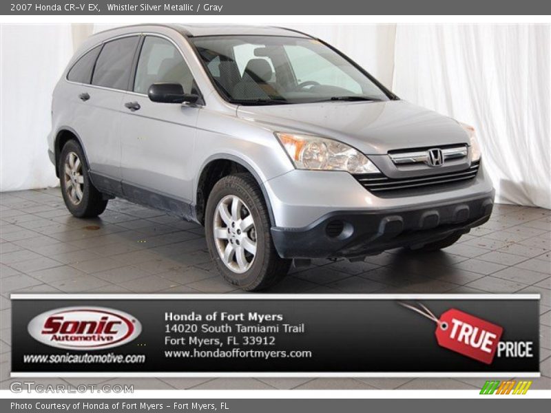 Whistler Silver Metallic / Gray 2007 Honda CR-V EX