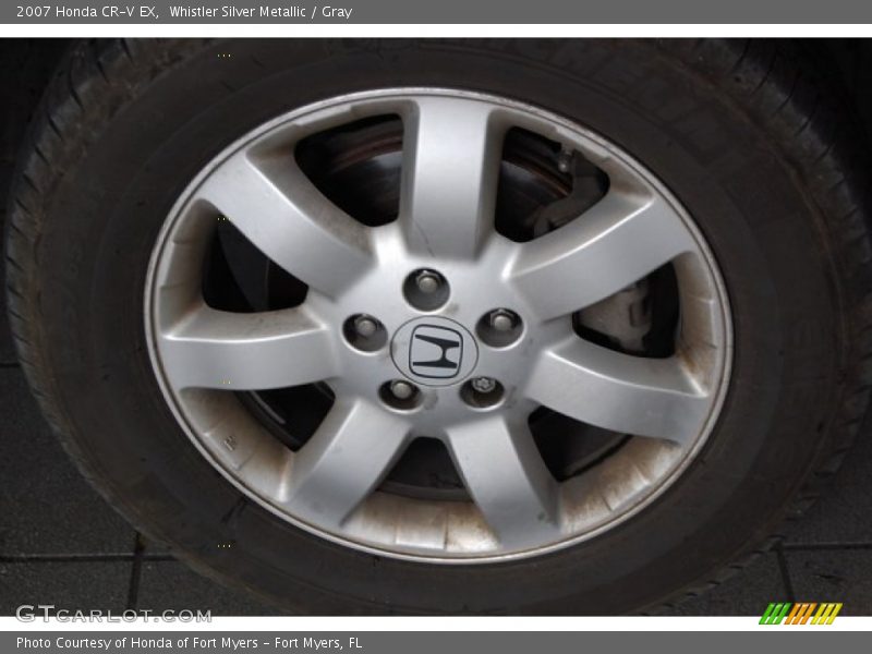 Whistler Silver Metallic / Gray 2007 Honda CR-V EX