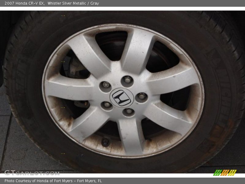 Whistler Silver Metallic / Gray 2007 Honda CR-V EX