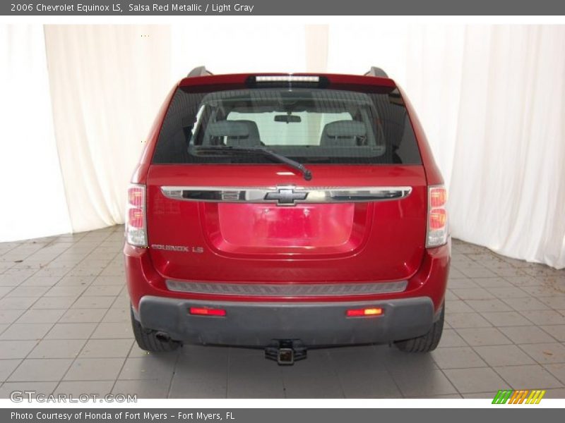Salsa Red Metallic / Light Gray 2006 Chevrolet Equinox LS