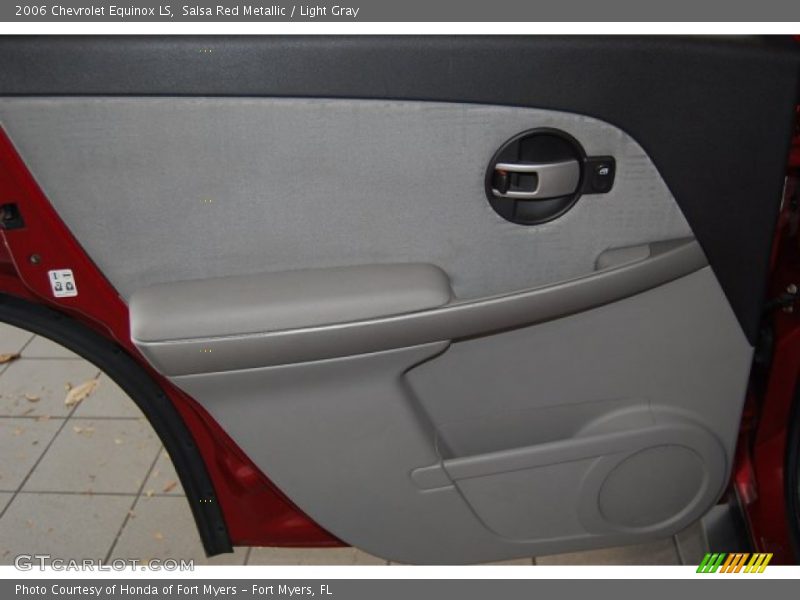 Salsa Red Metallic / Light Gray 2006 Chevrolet Equinox LS
