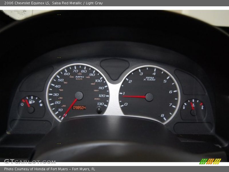 Salsa Red Metallic / Light Gray 2006 Chevrolet Equinox LS
