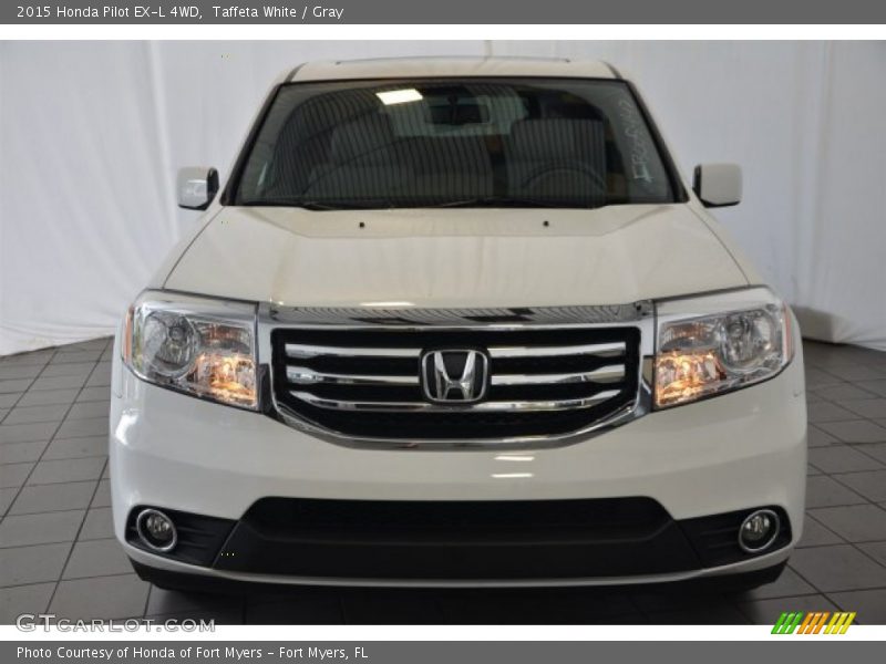 Taffeta White / Gray 2015 Honda Pilot EX-L 4WD