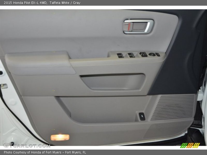 Taffeta White / Gray 2015 Honda Pilot EX-L 4WD
