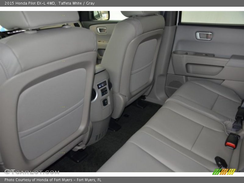 Taffeta White / Gray 2015 Honda Pilot EX-L 4WD