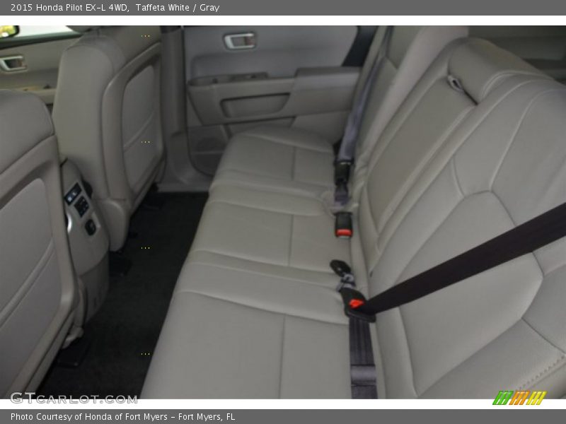 Taffeta White / Gray 2015 Honda Pilot EX-L 4WD