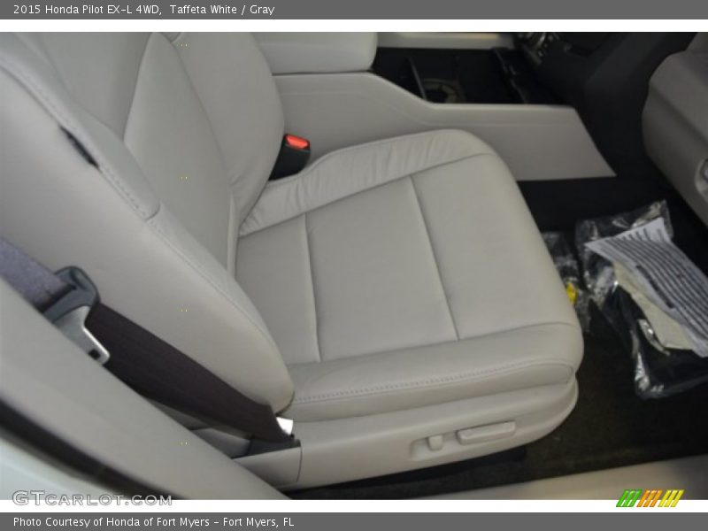 Taffeta White / Gray 2015 Honda Pilot EX-L 4WD
