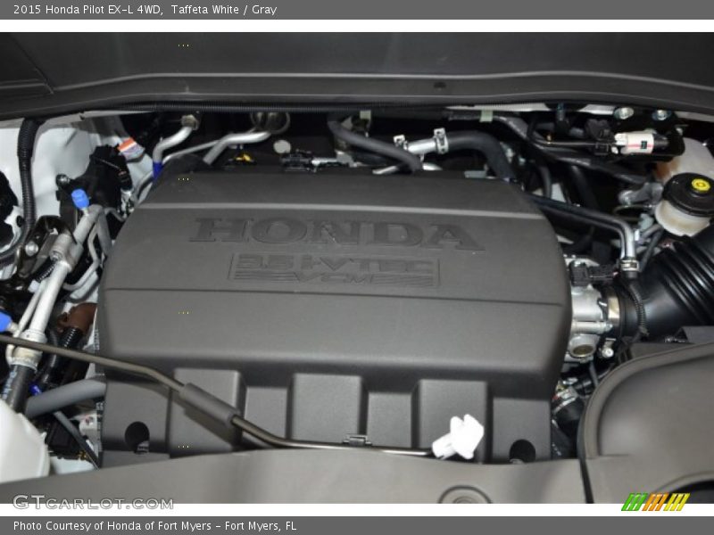 Taffeta White / Gray 2015 Honda Pilot EX-L 4WD