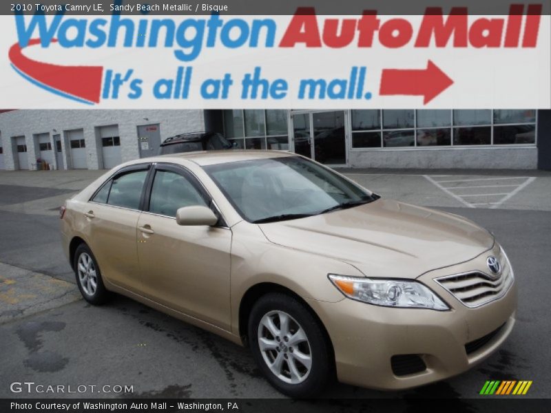 Sandy Beach Metallic / Bisque 2010 Toyota Camry LE