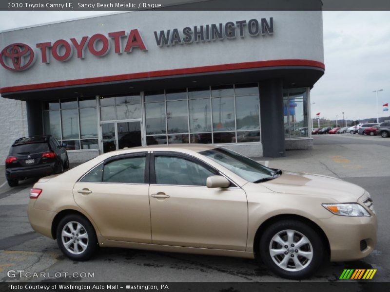 Sandy Beach Metallic / Bisque 2010 Toyota Camry LE