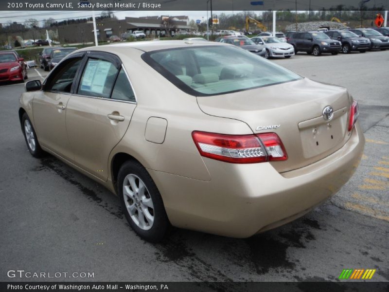 Sandy Beach Metallic / Bisque 2010 Toyota Camry LE