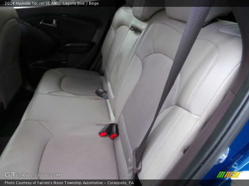 Laguna Blue / Beige 2014 Hyundai Tucson SE AWD