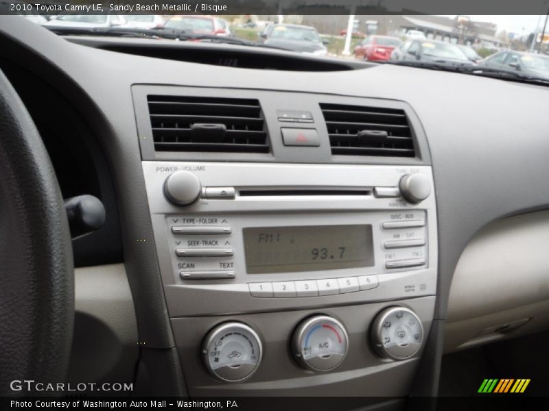 Sandy Beach Metallic / Bisque 2010 Toyota Camry LE