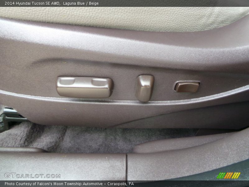 Laguna Blue / Beige 2014 Hyundai Tucson SE AWD
