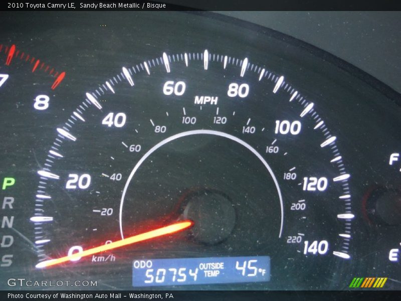 Sandy Beach Metallic / Bisque 2010 Toyota Camry LE