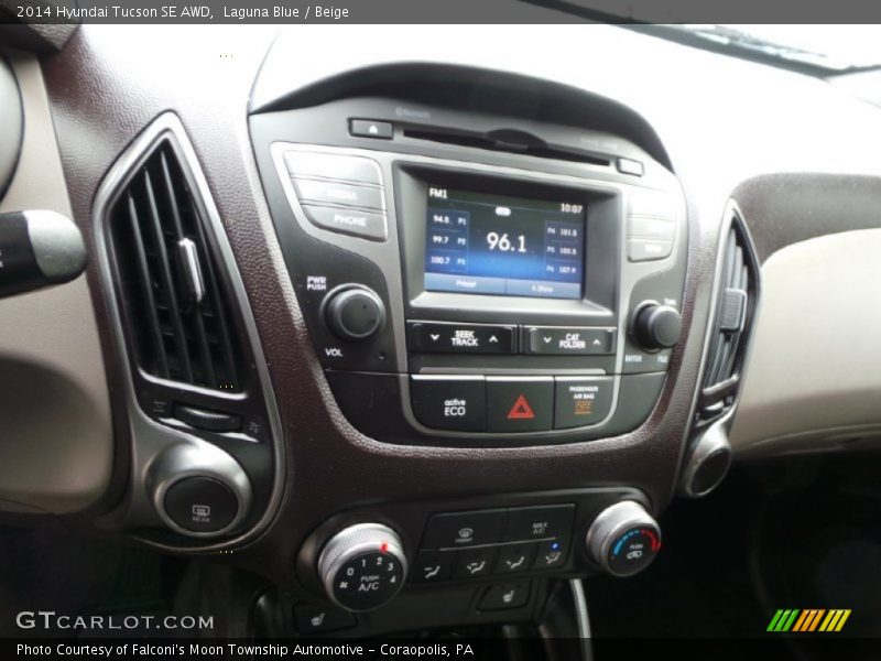 Laguna Blue / Beige 2014 Hyundai Tucson SE AWD